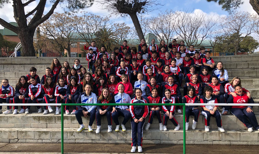 Futsal y valores: visitamos el colegio Santa Ana