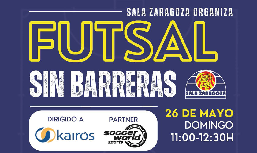 Este domingo «Futsal sin barreras» en SoccerWorld